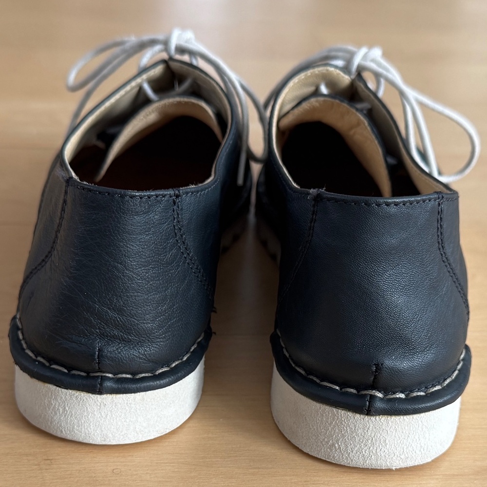 SESTO MEUCCI  leather shoe . sz 8M . made in italy . color "blue antigua" - Picture 4 of 5